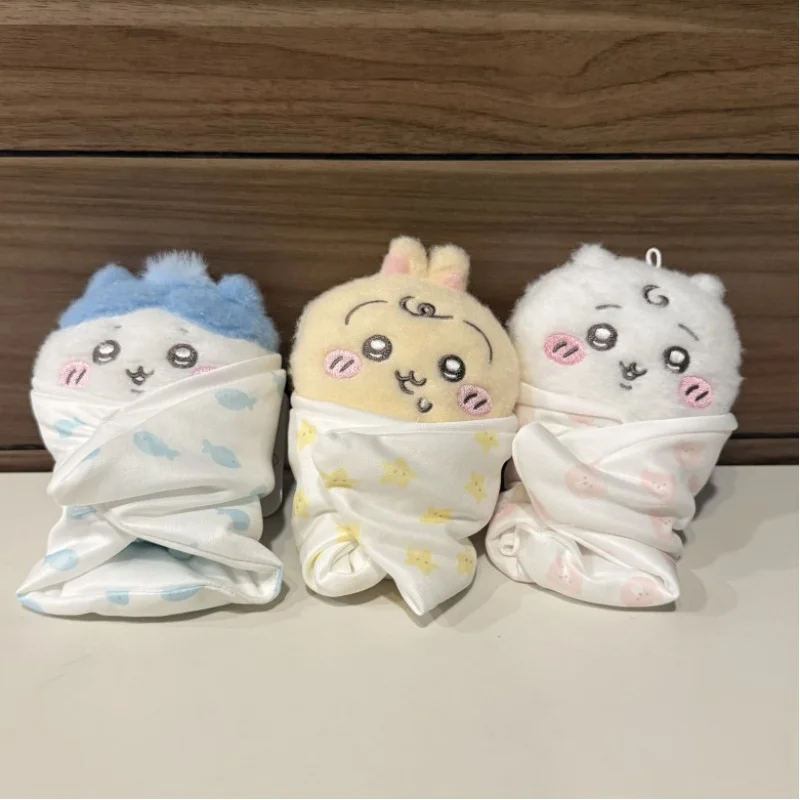 Llavero de Peluche de 10 cm con Personajes de Dibujos Animados, Chiikawa, Usagi, Hachiware, Momonga, Kurimanju, Kani, Shisa, Decoración para Bolsos, Regalo de Año Nuevo