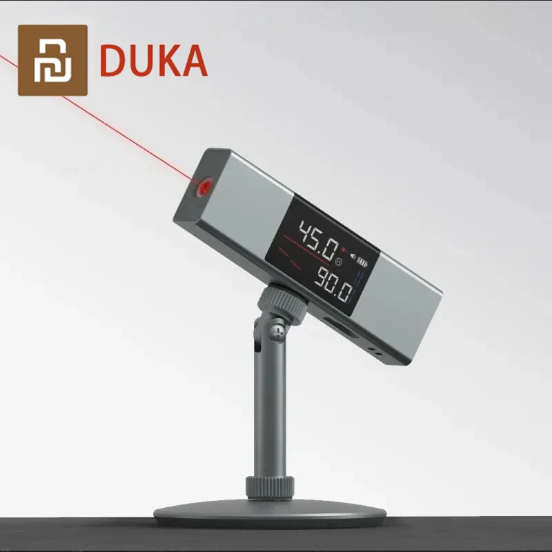 Originale DUKA LI1 Laser goniometro inclinometro digitale misura dell\'angolo 2 in 1 righello di livello Laser tipo-C misurazione Laser di ricarica