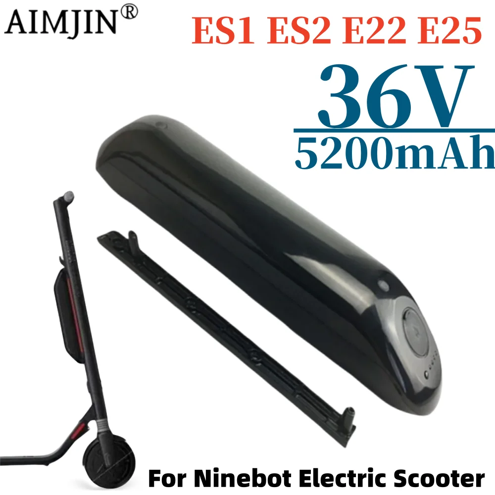 36V 5000mAh External Scooter Battery Is Suitable for Ninebot Segway Es1/2/4 Series, Electric Accessories