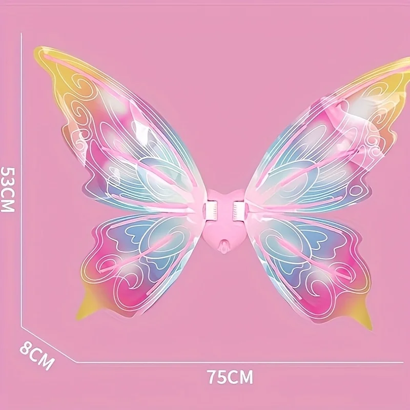 Im Dunkeln leuchtende LED-Schmetterlingsflügel, Weihnachtsgeschenk