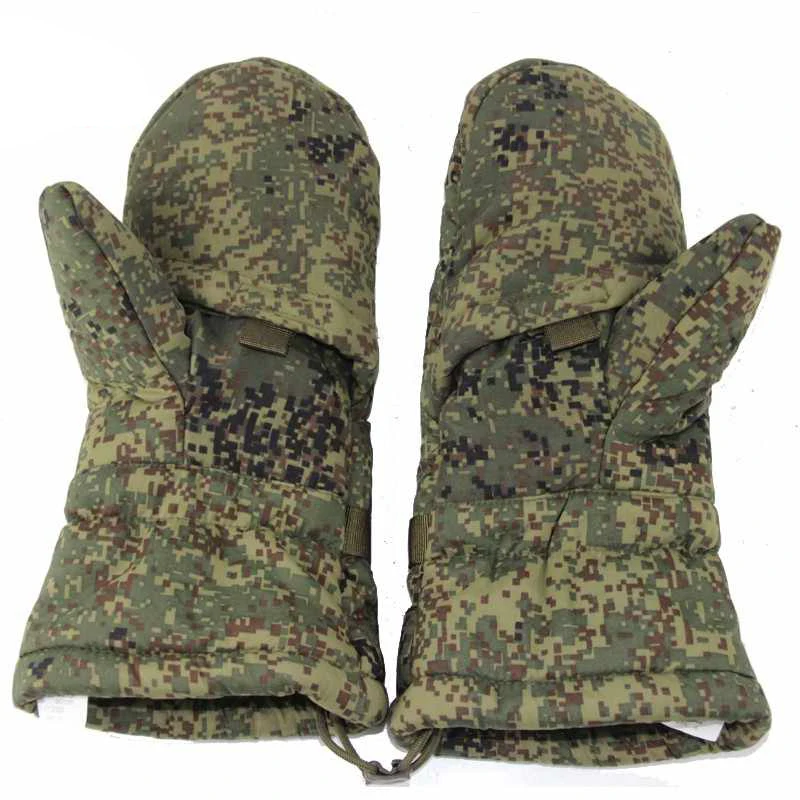 Tactical Air Soft Russian Original VKBO Cold Gloves Plush Double Layer Thickened VKBO Second Generation P Cotton EMR Gloves Wint