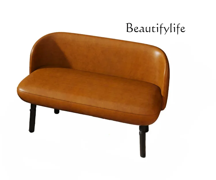 Tall sofa chair French retro style small apartment double leisure chair