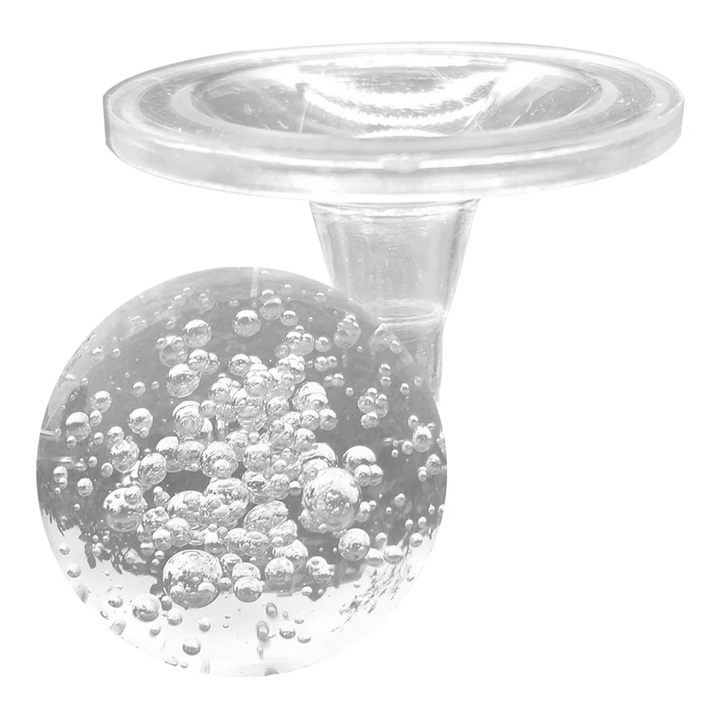 

1 set Crystal Ball Ornament Handmade Decorative Sphere Home Office Desk Craft Clear Glass Ball Art Living Room Decor Accessory