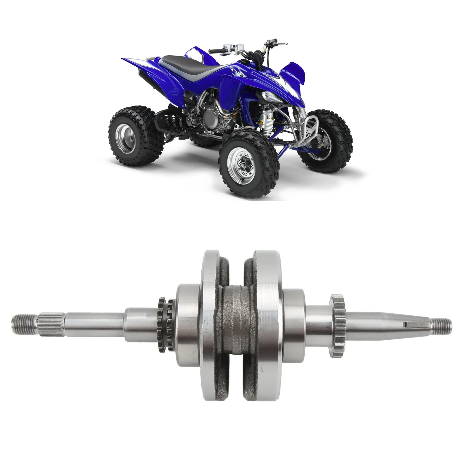 

22T Crankshaft Assembly Aluminum Alloy for ATV 50cc 60cc 80cc 4 Stroke GY6 QMB139 Engines Crankshaft Assembly Crankshaft Replace