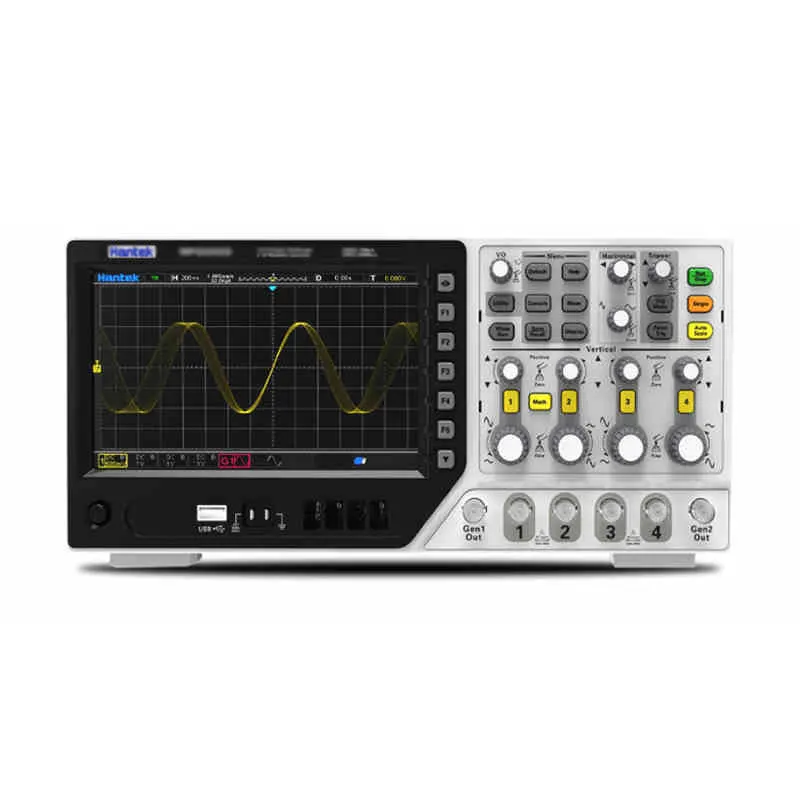 GOOD Hantek DPO6204B 200MHz 4-Channel 1GSa/s Multifunctional Oscilloscope with 7-Inch Touch Screen