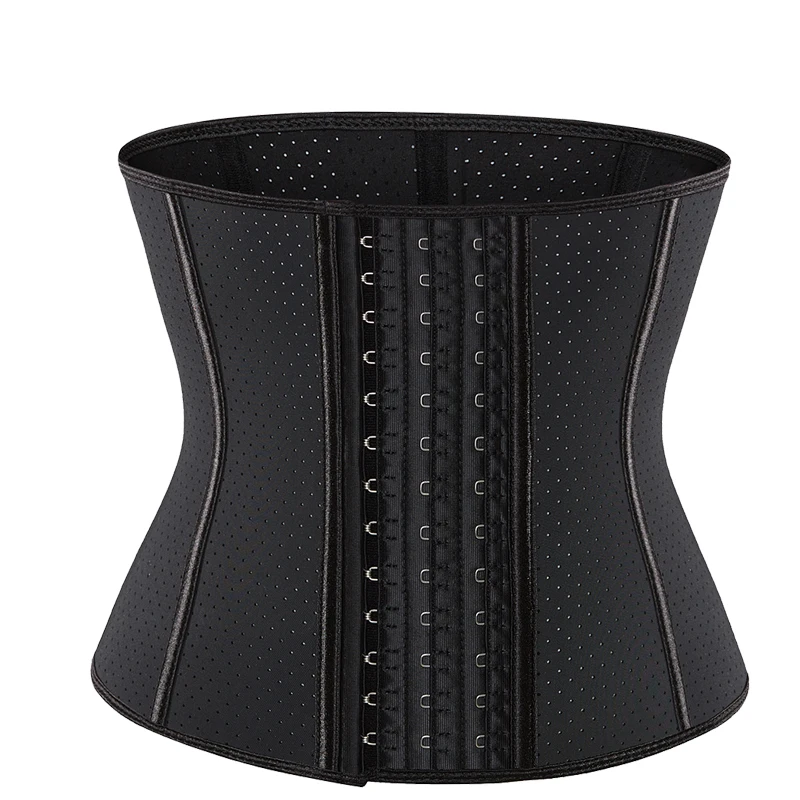 

Latex Underbust Corset Waist Trainer Training Cincher Steel Boned Breathable Korset For Sport Gym Running Corselet