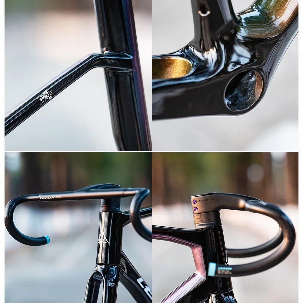 Lexon VISRT Carbon Frames Road Bike Frame Disc Brake Full Inner