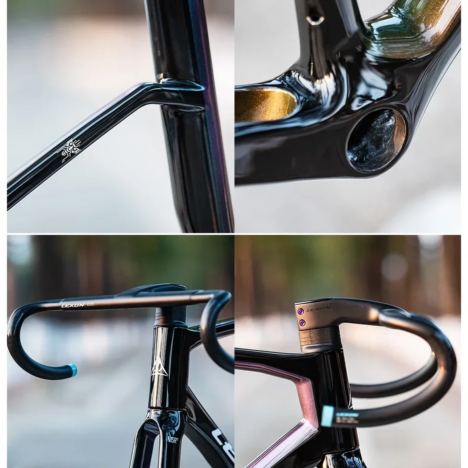Lexon VISRT Carbon Frames Road Bike Frame Disc Brake Full Inner