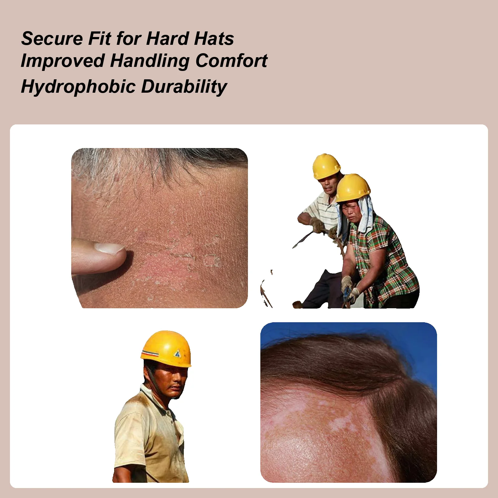 High Visibility Construction Safety Helmets Protection Comfortable Edge Contour ﻿