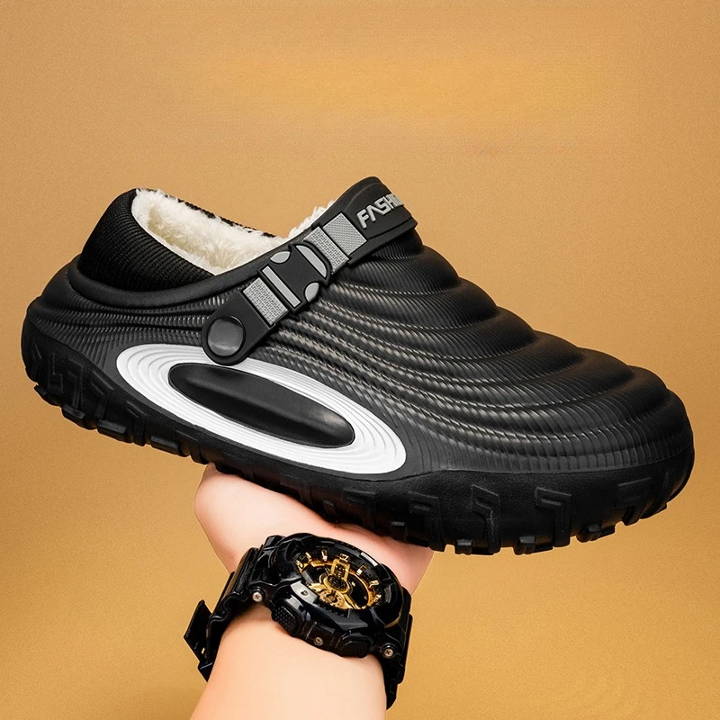 

Новые зимние и осенние стеганые хлопковые тапочки, мужские и женские хлопковые тапочки без шнуровки с нескользящими свойствами