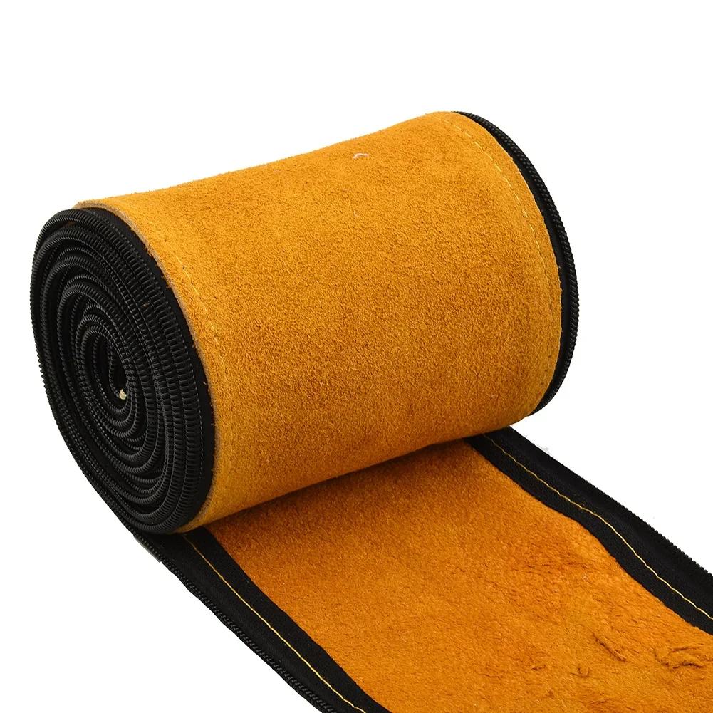 

1pc TIG Mig Cowhide Leather Welding Torch Cable Hose Cover 11.5ft L 4in Wide Leather Welding G U N Cable Hose Cover With Z Ipper
