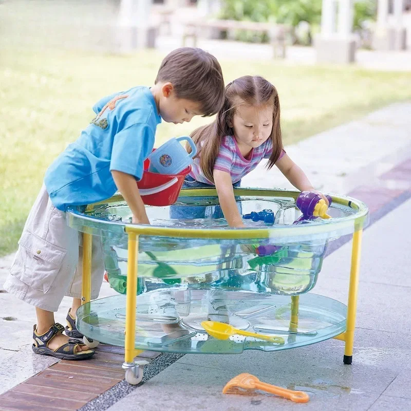 Play with sand and water removable plastic water table doll sandbox