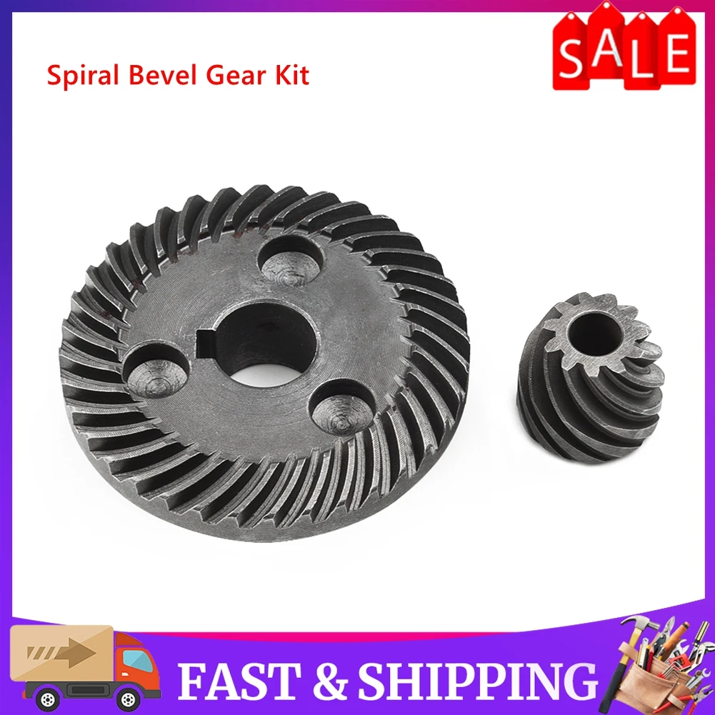 2Pcs Spiral Bevel Gear Kit For Makita Angle Grinder 9555 NB 9554 NB 9557 NB 9558 NB Power Tool Accessories Spare Parts