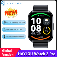 Original Haylou Smart Watch 2 Pro 1.85in Screen IP68 Waterproof Sport Watch Health Monitor Fitness Tracker Bluetooth Smartwatch