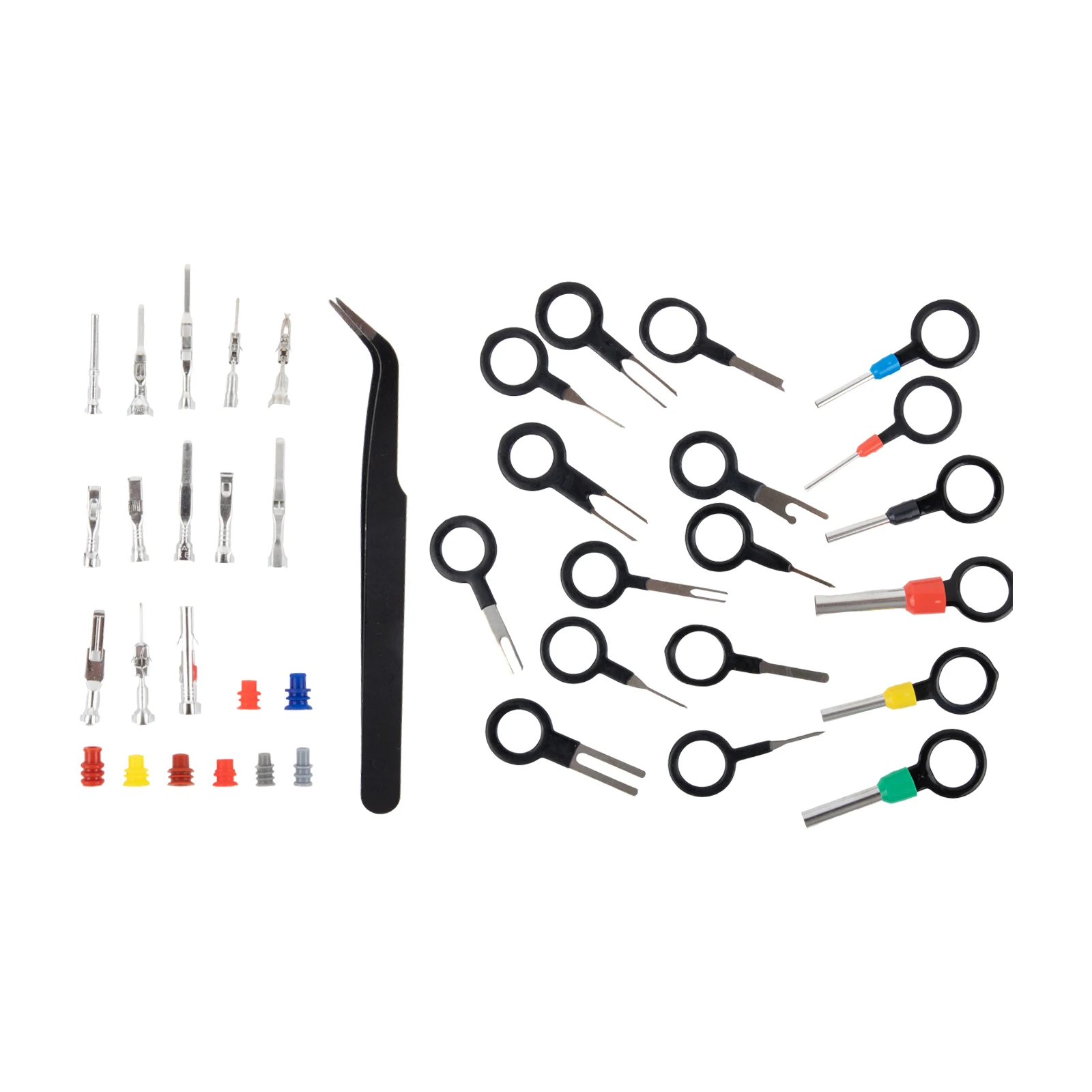 

Набор соединительных контактов (500 шт.) и изоляционных колпачков для проводов для обслуживания автомобильной электрики и DIY-проектов 1/1, 5/1, 8/2, 2/2, 8/3, 5 мм