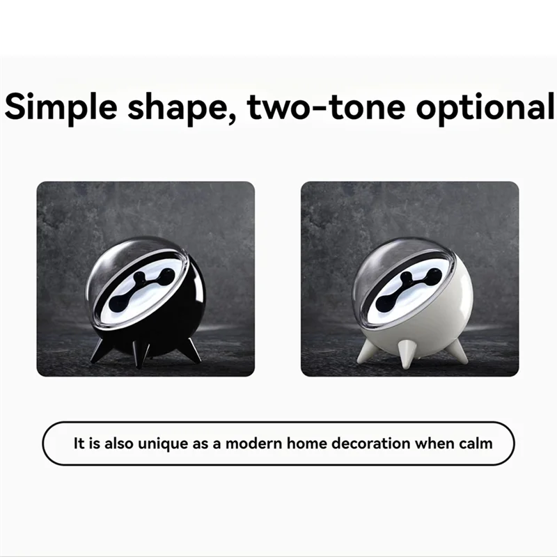 A25R-Magnetic Fluid Pickup Music Rhythm Light - Visualized Desktop Ornament,Home Decoration Speaker Sound Partner Light