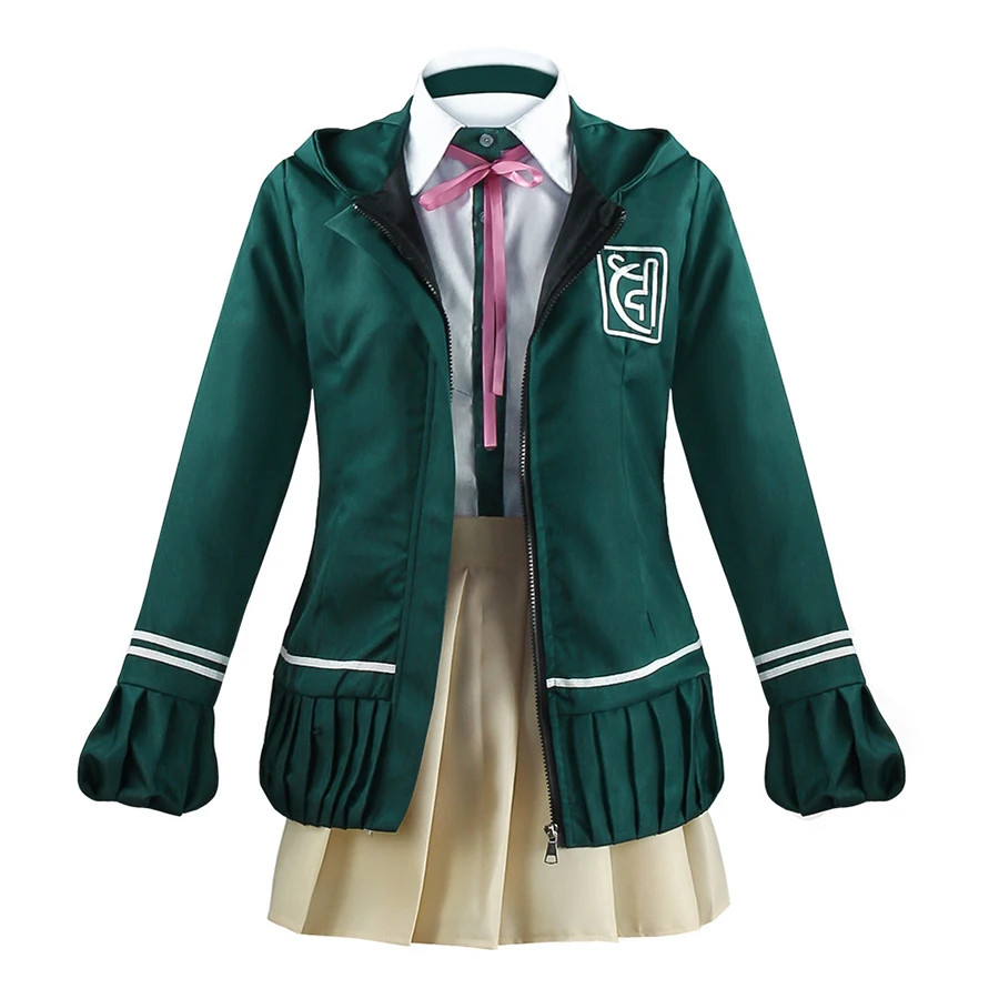 Danganronpa 2 Chiaki Nanami School Uniform Outfits Anime Customize Cosplay Costumes High School Students Uniform Danganronpa