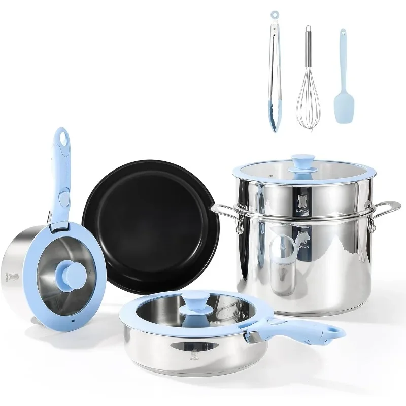 

ROYDX Stick Healthy Ceramic Frying Pan Cookware Cooking Appliances Steamer Electric Skillet