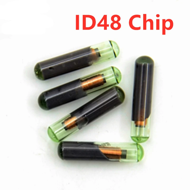 1pcs ID48 Chip Blank T6 Crypto Unlock Copy Car Key Glass Transponder Chip ID 48 Chip