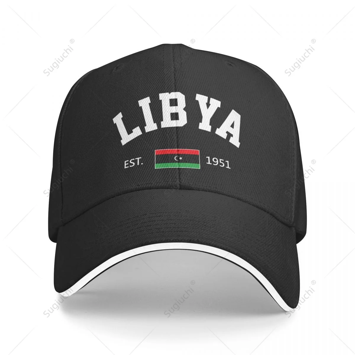 Baseball Cap Libya EST.1951 Independence Day Men Women Unisex Hip Hop Sandwich Caps Snapback Golf Hat Fishing