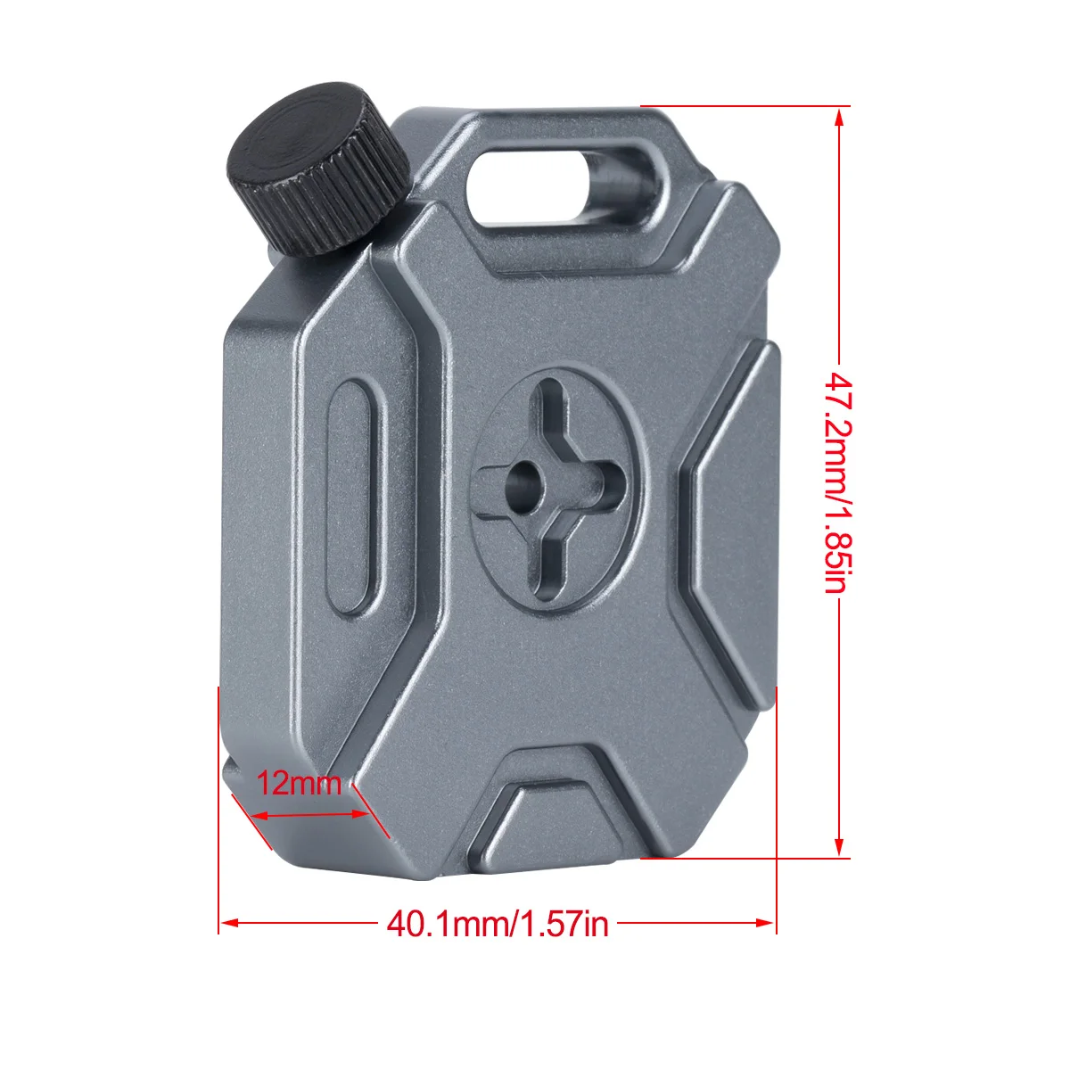 RC Car Simulation Metal Fuel Tank Decoration Accessories for 1/8 1/10 Crawler Car SCX10 TRX4 YIKONG VS4-10 RC4WD D90