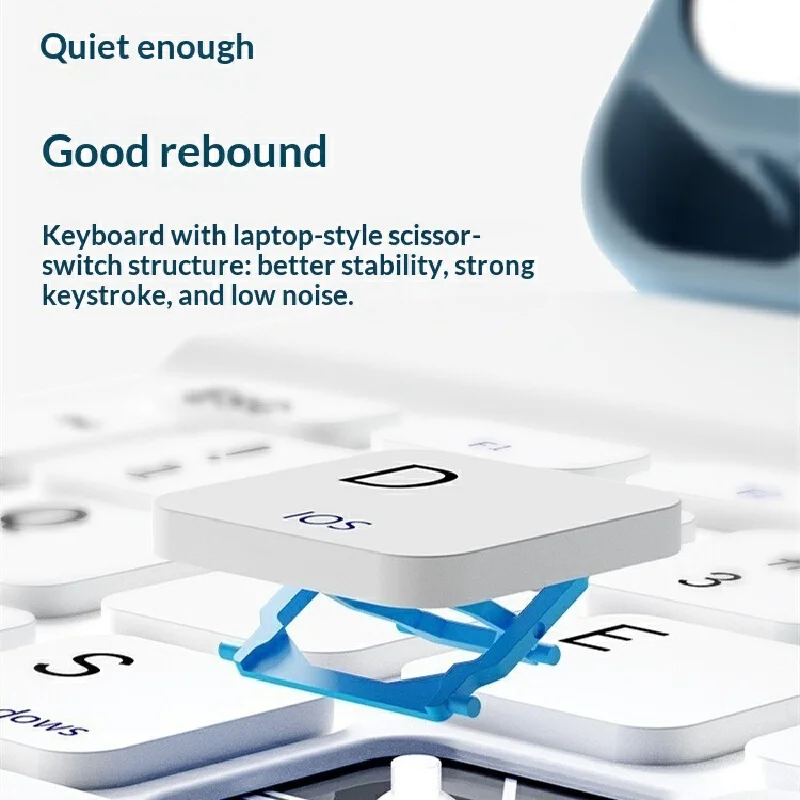 Bluetooth Wireless Magic Keyboard And Mouse Combo Quiet Slim Rechargeable Universal For Ipad Huawei Tablet Pc Smartphone