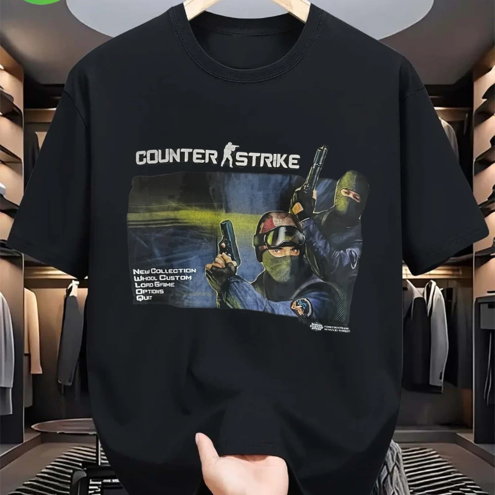 Men'S T-Shirt Featuring Counter Strike Retro Unisex Shirt for Women Men All-Season Design Machine Washable