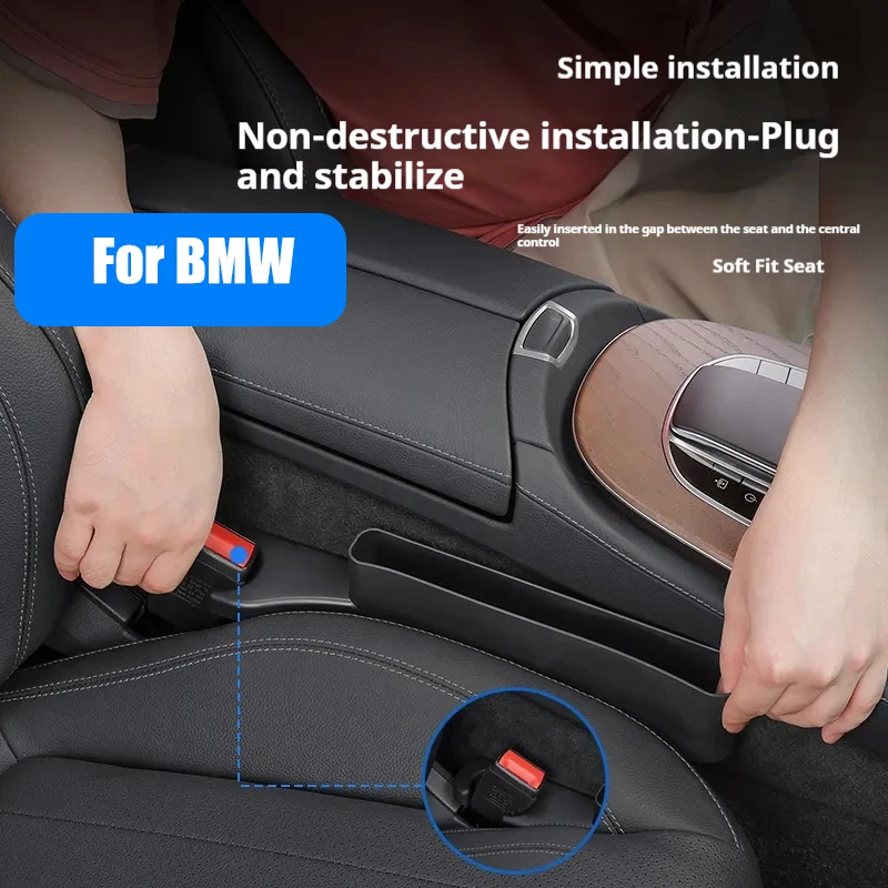 Car Seat Gap Filler Elastic Bendable Seat Crevice Drop Blocker Strip For BMW E46 E90 E60 F10 E39 F20 E36 G20 E87 G30 E92