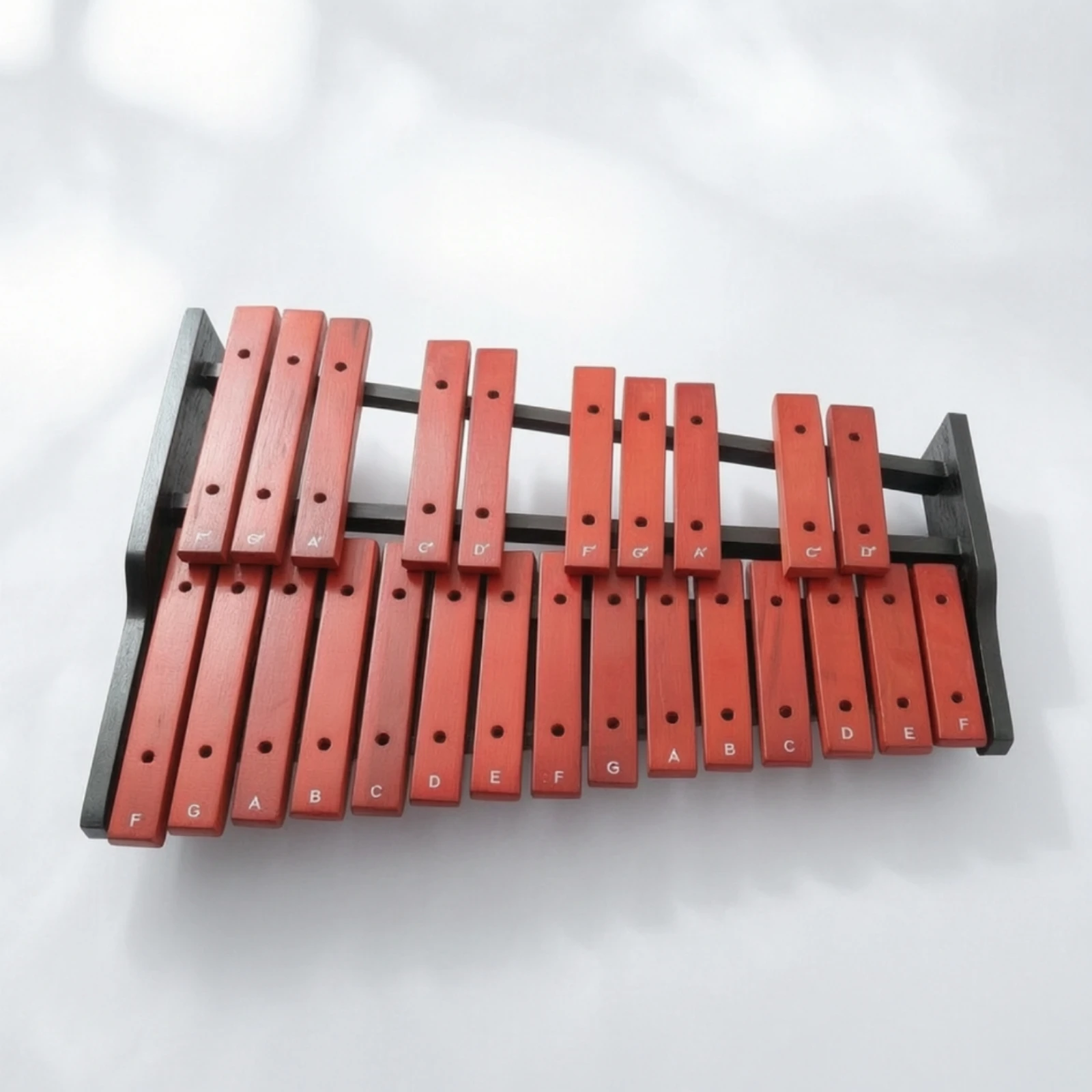 Wooden Xylophone Chromatic Xylophone Glockenspiel Educational Percussion Instrument Color Coded for Beginners, Music Lessons