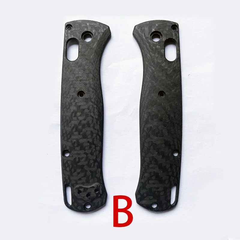 1pair Full 3K Carbon Fiber Blade Handle Patch for BM Bugout 535 Knife Folding Knife Patch Material DIY Accessories