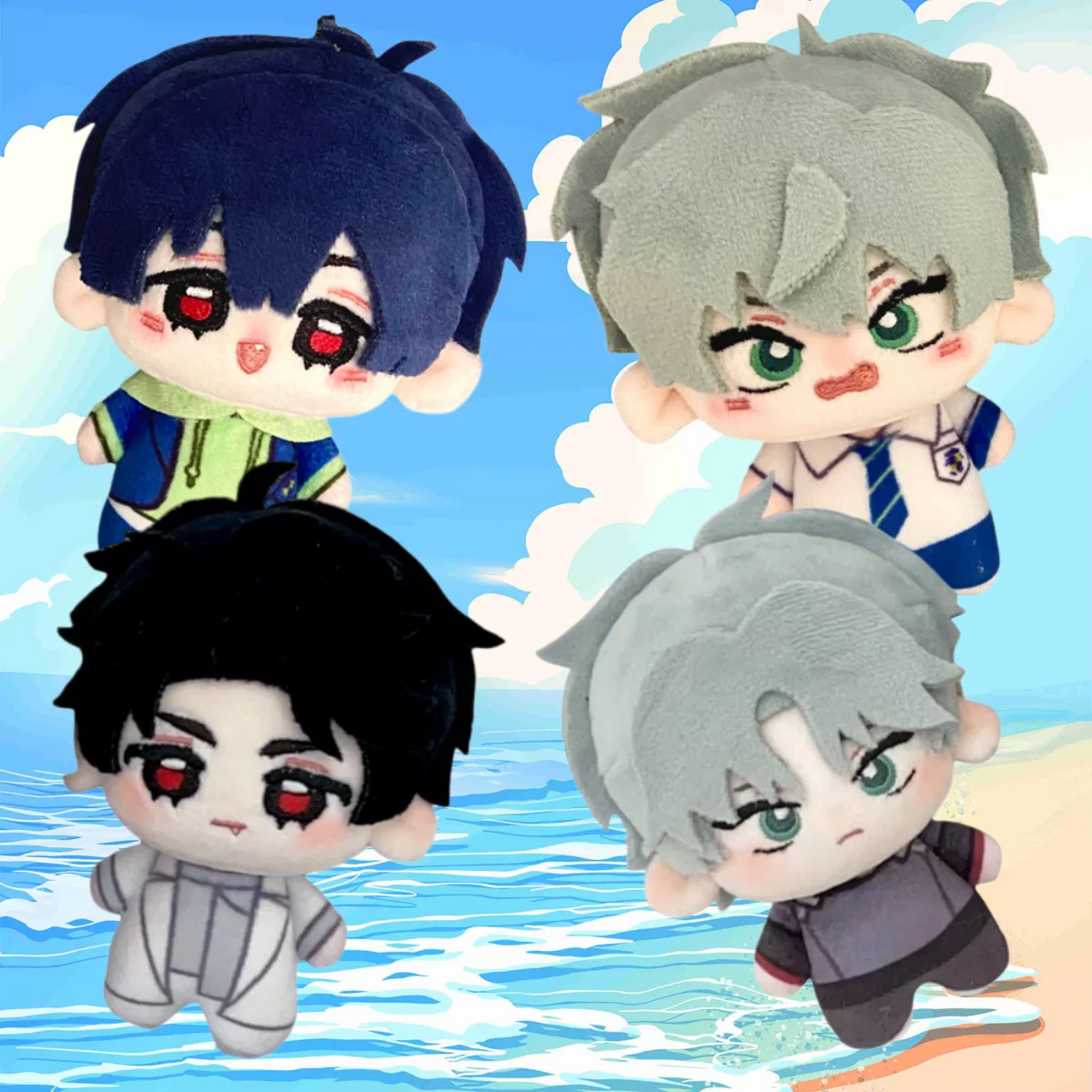 

10cm Funny Joy Alien Stage Ivan Till Stuffed Plush Toys Soft Body Figurine Statue Model Collection Room Decoration Desk Kids Toy