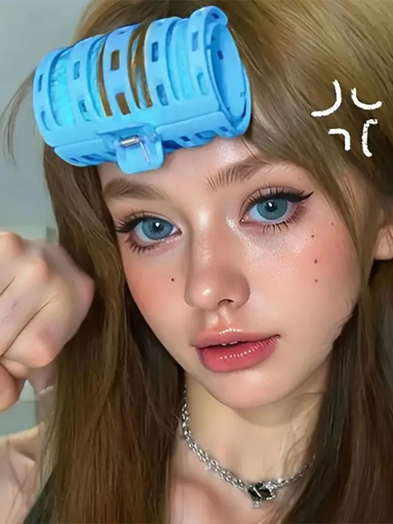 Clips de volumisation des racines sans chaleur, pour Volume instantané et vagues naturelles, bigoudi auto-adhésif, frange à Air paresseux, rouleau à friser, 1/2 pièces