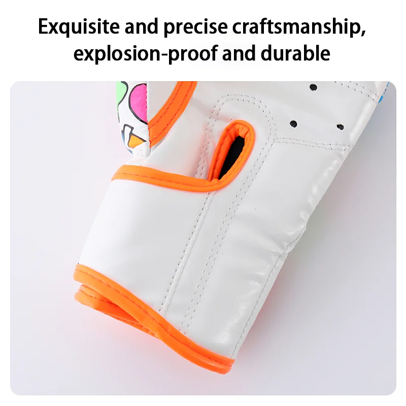 Dracula Kids Boxing Gloves Children Youth Boys Girls Pu Graffiti Sparring Training MMA Muay Thai Kickboxing Punching Bag Mitts