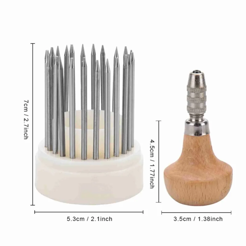 23pcs Beading Tools Set Graver Beader For Diamond Stone Setting Graver Jewelry Tool