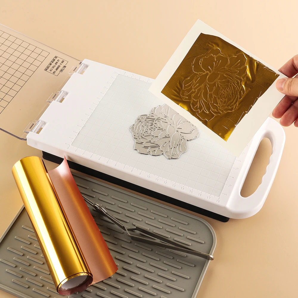 Hot Stamping Foil Machine Hot Foil Press Machine For Card Making PET Film Transfer Hot Foil and Press Machine US EU UK Plugs
