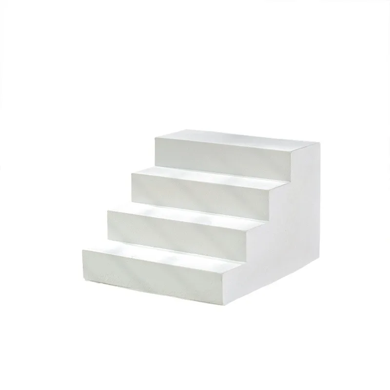 INS ستيريو هندسية الدرج صور التصوير الديكور الدعائم مربع جولة مجوهرات الجمال اطلاق النار الخلفية