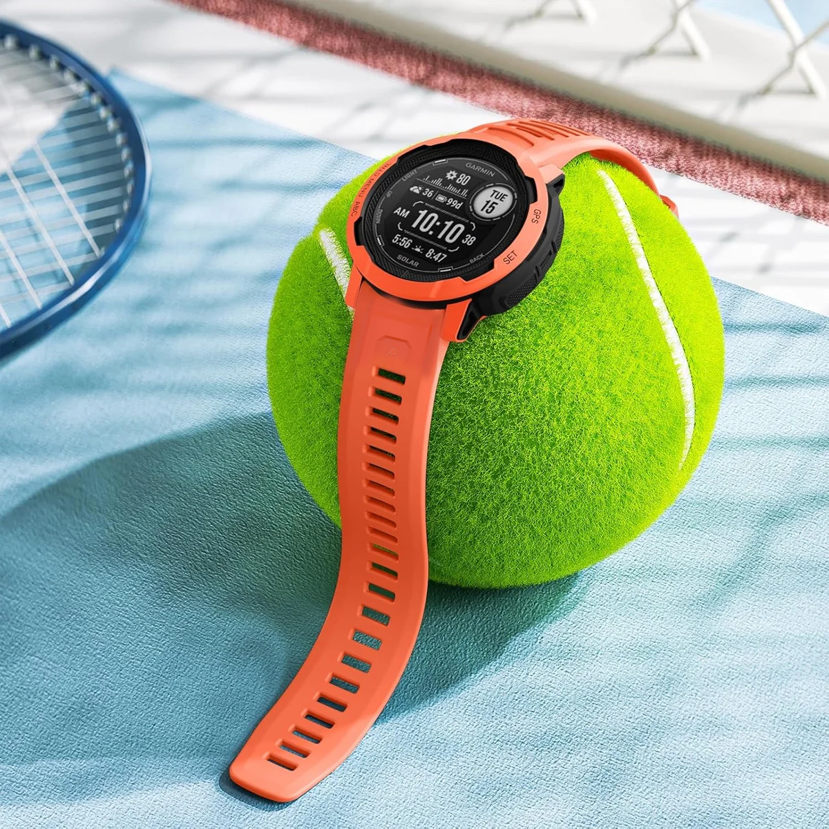 Silikonarmband für Garmin Instinct 3 Amoled 50 mm 45 mm, offizielles Ersatzarmband, Garmin Instinct 3 Solar 45 mm 50 mm Gürtel