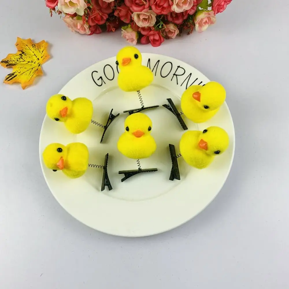 1PC Headdress Little Yellow Duck Headband Makeup Wash Face Headwear Funny Facial Mask Hairband Women Lady Girl Hair Accessory