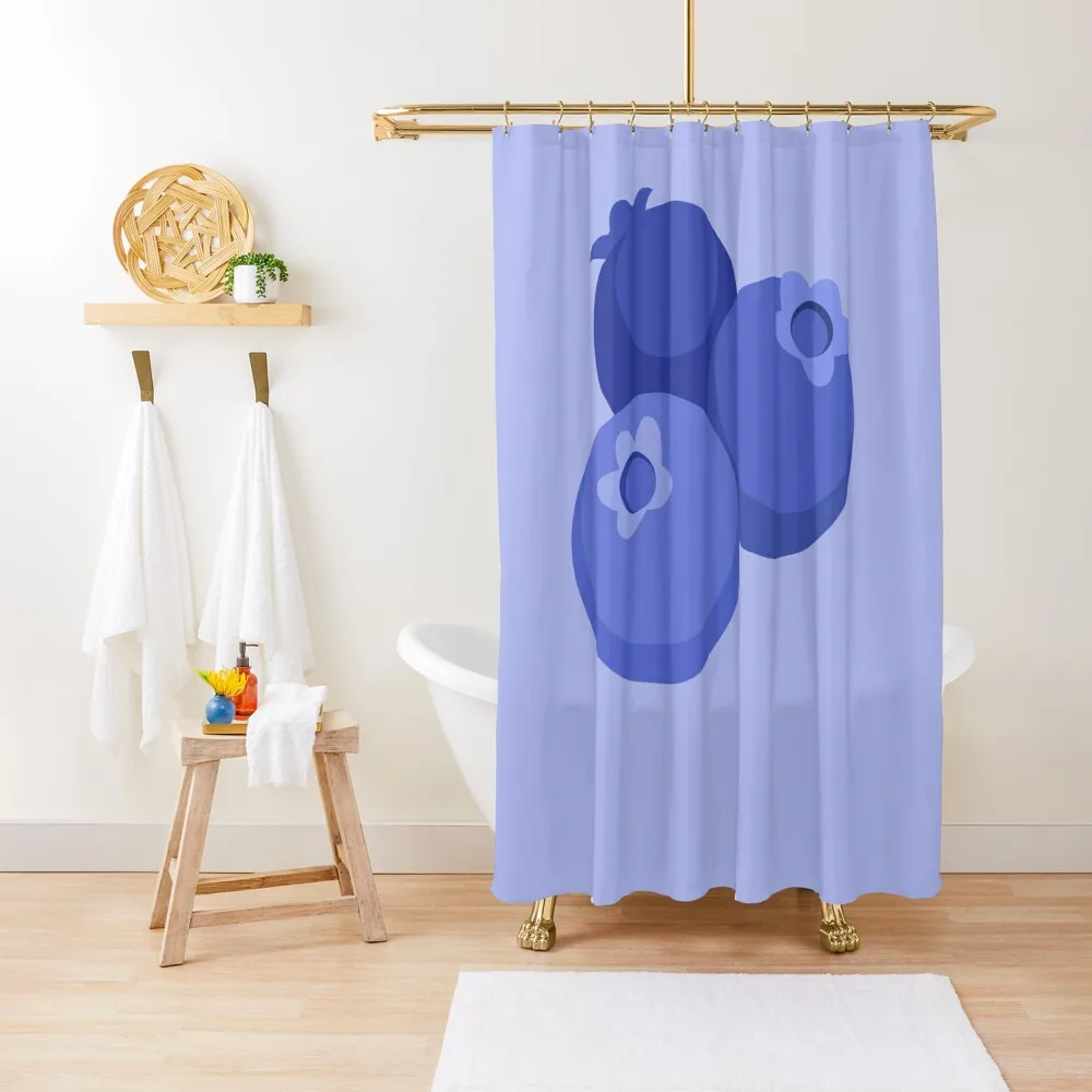 

Blueberries BerryGift for Blueberries Lovers Shower Curtain Waterproof Shower And Anti-Mold Funny Shower Curtain