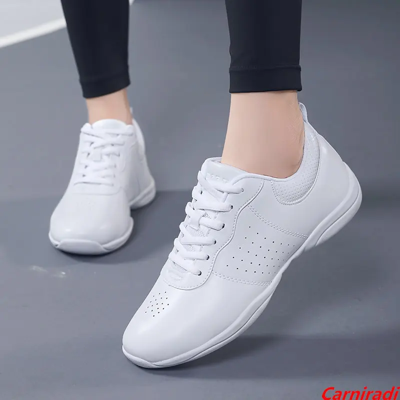 Zapatos de baile aeróbicos para niño y niña, zapatillas deportivas ligeras de suela suave, de Jazz, animadoras, para Fitness