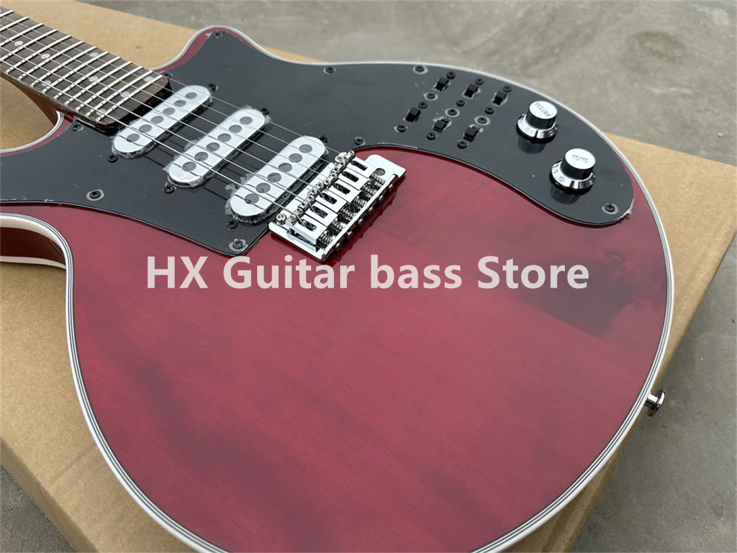 BM01 Burns Brian May Signature Special Antique Cherry red Electric Guitar Korean Burns Pickups and Black Switch