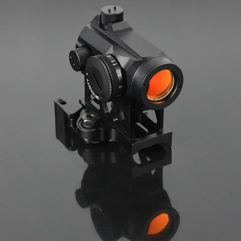 1x25 Compact Red Dot Sight Tactical Reflex Red Laser 2 MOA Reflex Sight Mini Riflescope with 1 Inch Rail Mount