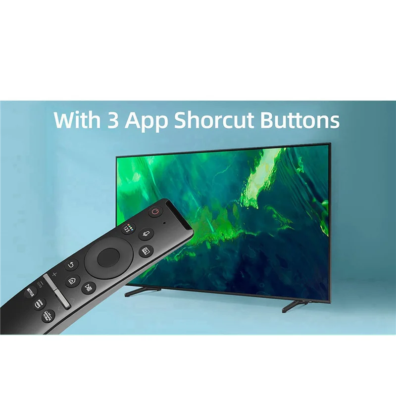 

6X Universal Voice Remote Control Replacement For Smart TV Bluetooth Remote LED QLED 4K 8K Crystal UHD HDR-BCBW