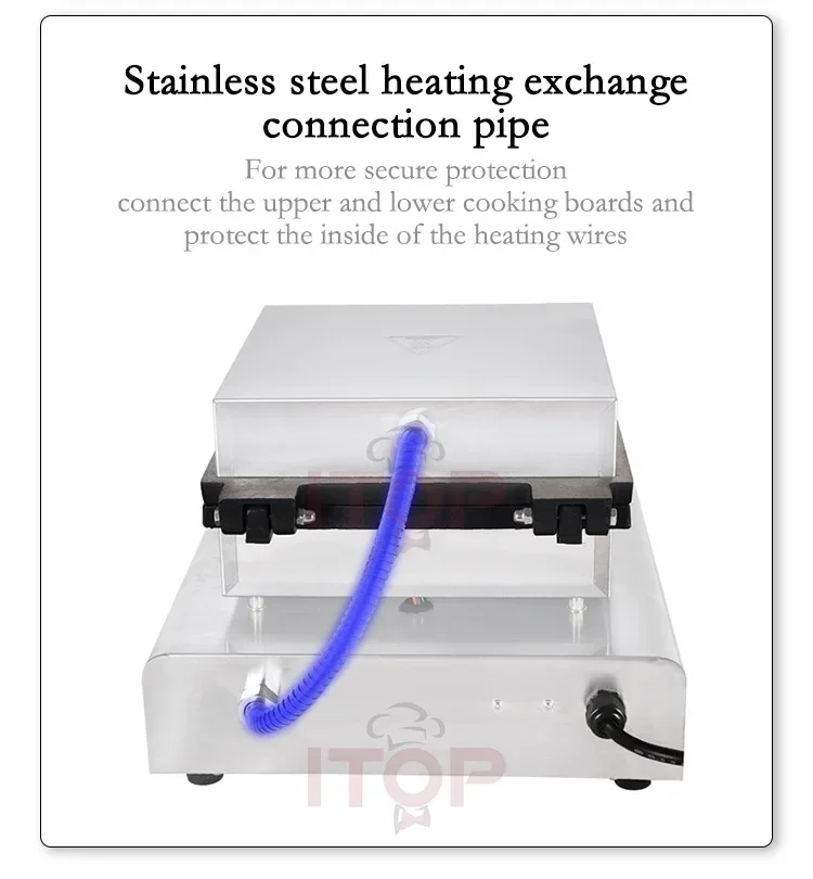 2208 الكهربائية الهراء صانع شجرة صنوبر قالب الوافل فطيرة صانع الهراء عصا آلة الحديد الزهر غير عصا عموم 110 فولت 220 فولت