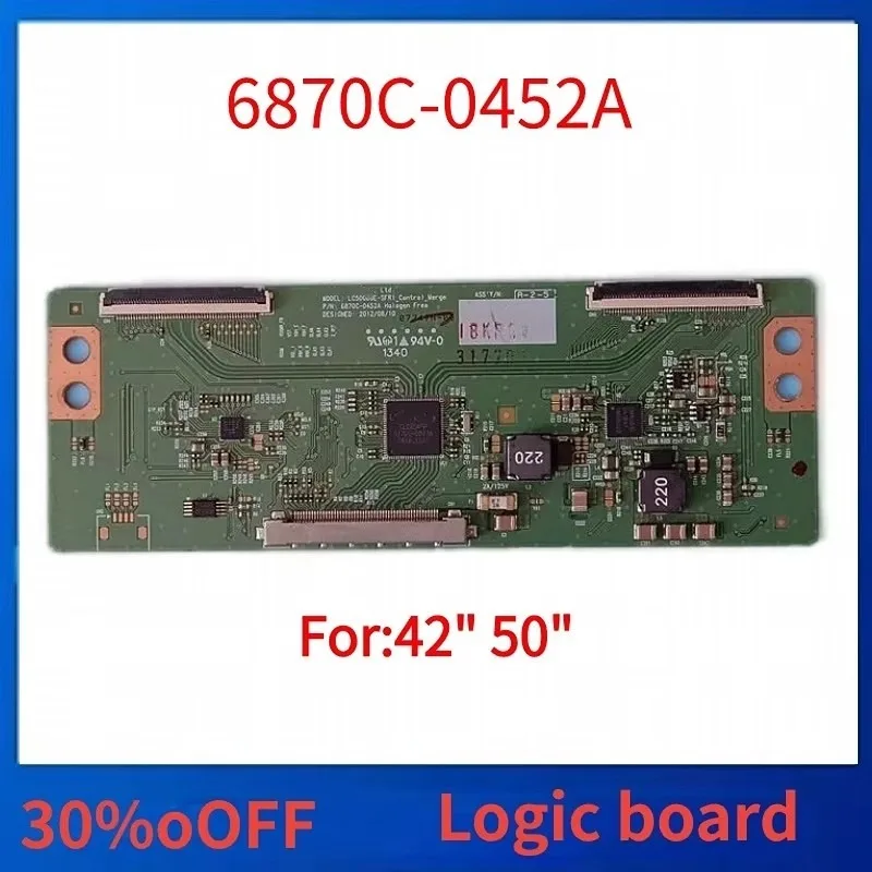 

6870C-0452A 0451 Логическая плата 6870C 0452A LC500DUE-SFR1_Control_Merge Плата ЖК-телевизора для оригинальной логической платы T-con Card