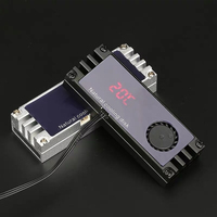 M2 SSD Heatsink Cooler With Temperature OLED Digital Display M.2 2280 NVME SSD Solid State Hard Disk Radiator Heat Thermal Pad