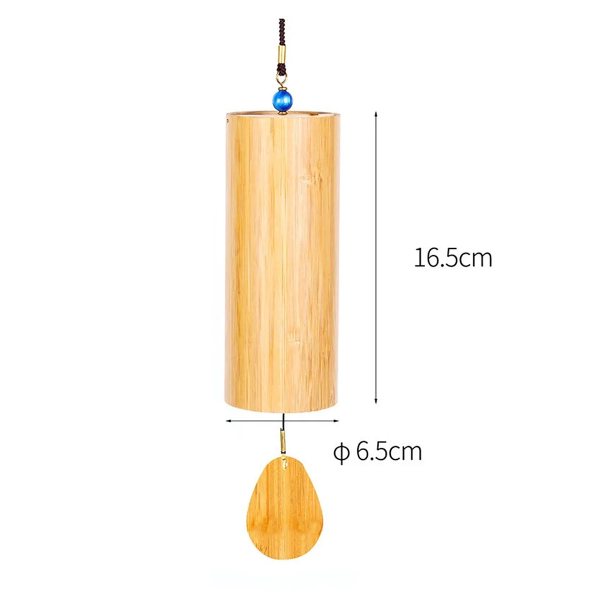 Chakra Chime Bamboo Meditation Chimes for Outdoors Wind Chime Sound Instruments Chimes Set C Chord Decoration