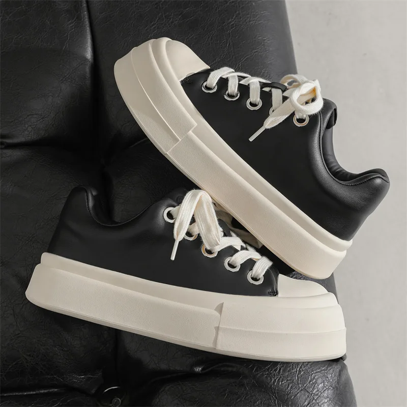 New Breathable Anti-slip Breathable Fashion Bread Shoes Versatile Men's Leisure Lightweight Comfy Walking Shoes