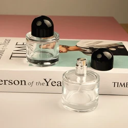 50ML spray perfume bottle perfume empty bottle liquid glass bottle perfume subpackage bottle portable bottle press type vial