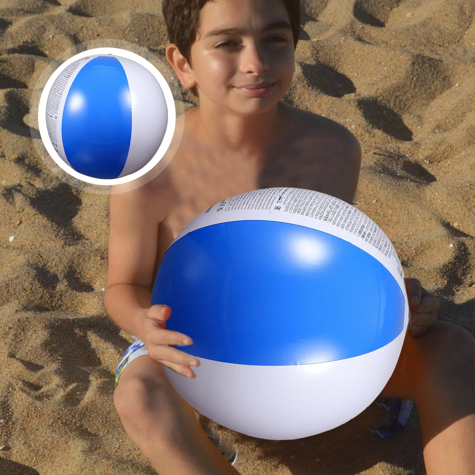 Four-color Outdoor Beach Ball Inflatable 59020 Uninflated Diameter 51cm Toy Swimming Balls Toys Giant Small Teenagers